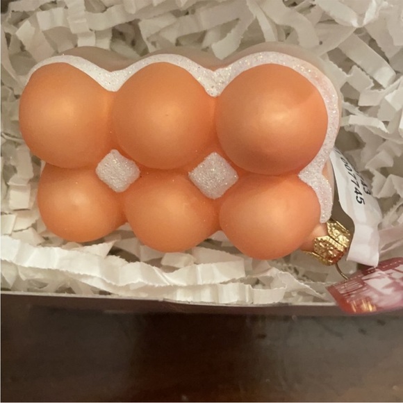 Anthropologie Holiday Christmas Tree Egg Carton Glass Ornament NWT AnthroLiving - Picture 2 of 7